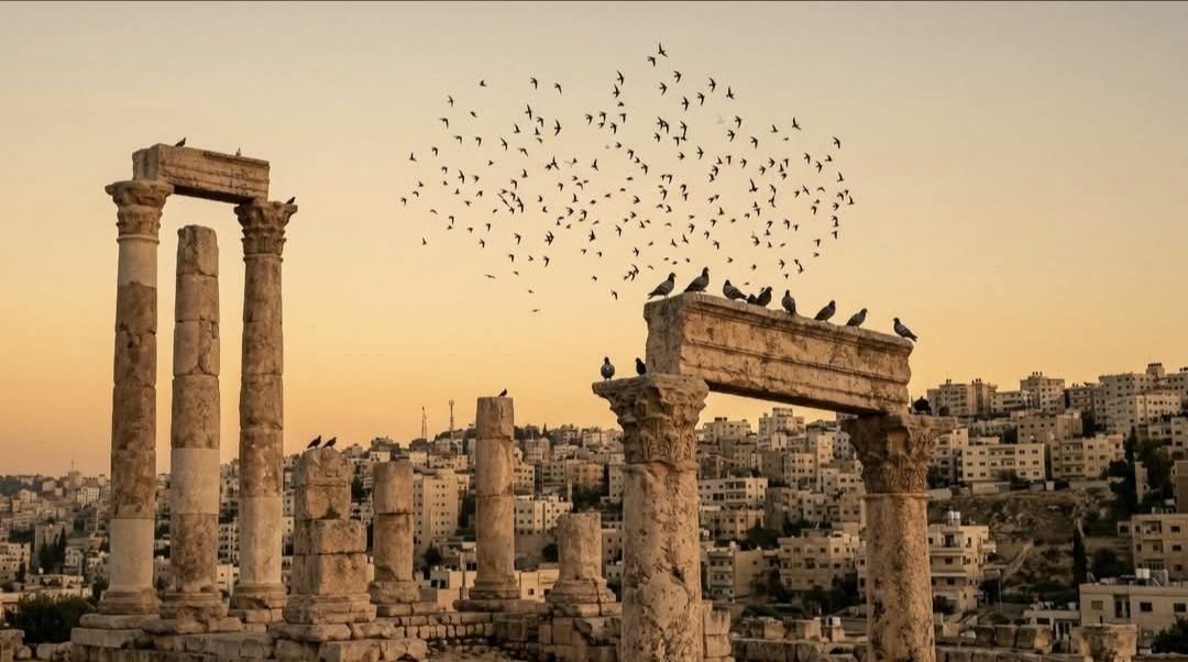 طيور في المدينة